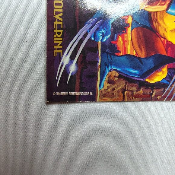 1994 Marvel Masterpieces WOLVERINE Powerblast #PB 9/9 Vintage X-Men Ultra Rare - Picture 4 of 10